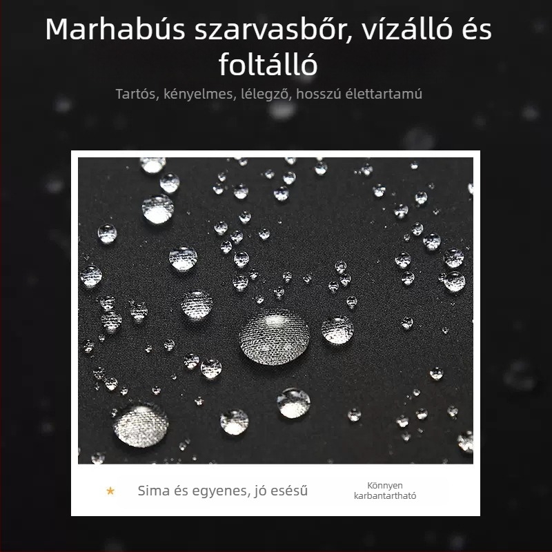 PU anyagú ujjatlan kötény, olaj- és foltálló, modern minimalista stílus, egyszínű