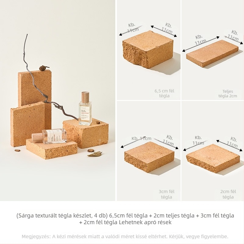 Kő textúrájú fotózási rekvizit – szabálytalan geometriájú tömbök kozmetikumok és ékszerek bemutatására, márka Light and Shadow Stars