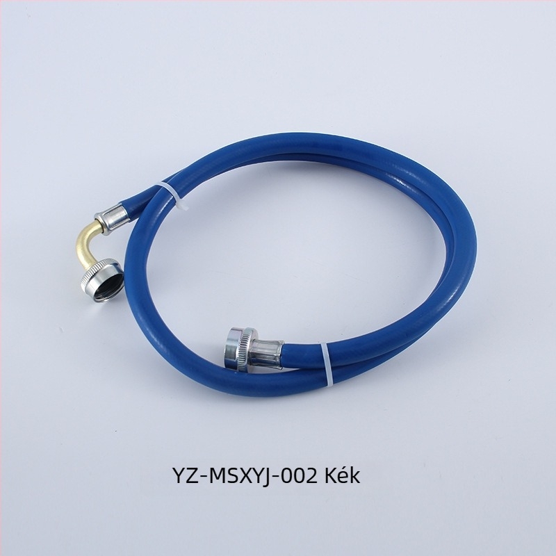 Mosógép bevezető- és lefolyócső, univerzális menetek, PVC anyag, hullámos dizájn, névleges nyomás 1, működési hőmérséklet 1