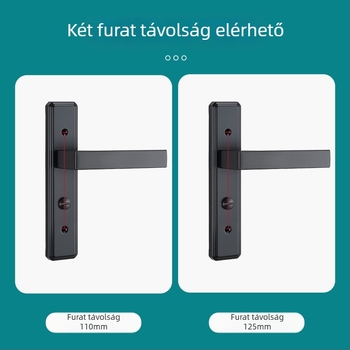 Egynyelvű ajtózár, vasból, modell T0709, alumínium ötvözetű ajtókhoz, kulcs nélküli nyitás