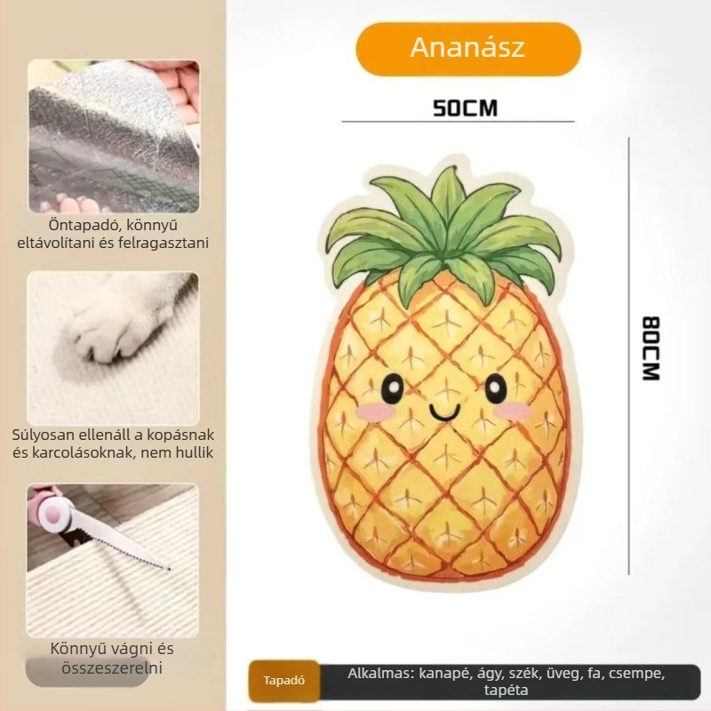 Rajzolt macska mászófal filcből, kanapévédő, kopásálló, többfunkciós falikialakítás, 100 darabos csomag