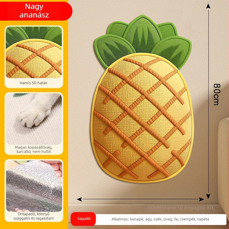 Rajzolt macska mászófal filcből, kanapévédő, kopásálló, többfunkciós falikialakítás, 100 darabos csomag