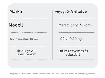 Férfi vállon átvethető táska - városi egyszerűség, nylon, univerzális modell, vízálló, ultrakönnyű