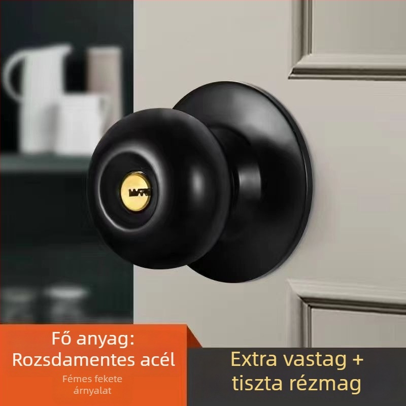 Ajtózár golyózár mechanizmussal, rozsdamentes acélból, modell Ybj