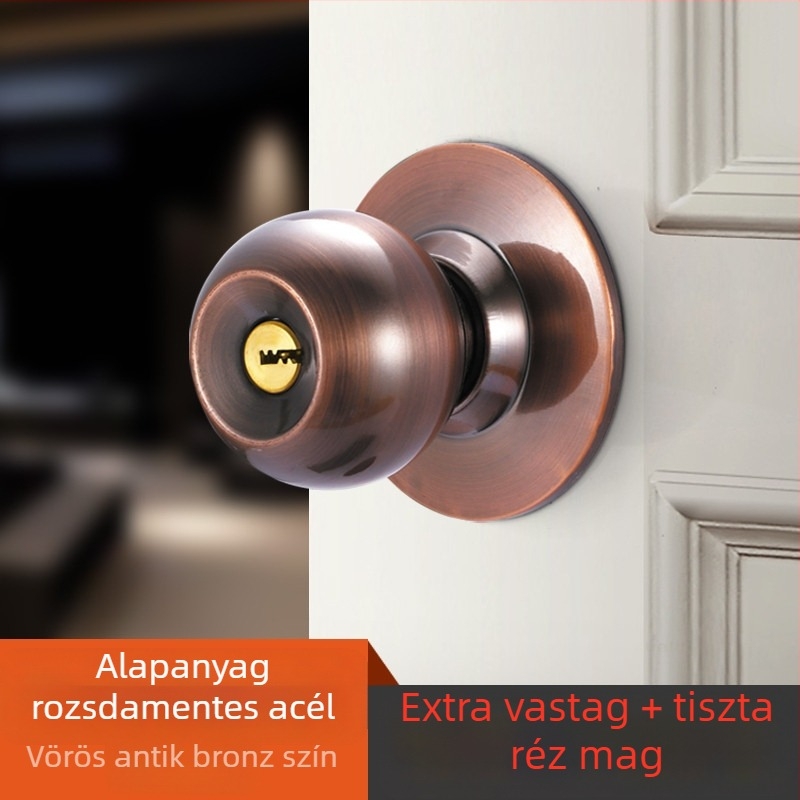 Ajtózár golyózár mechanizmussal, rozsdamentes acélból, modell Ybj
