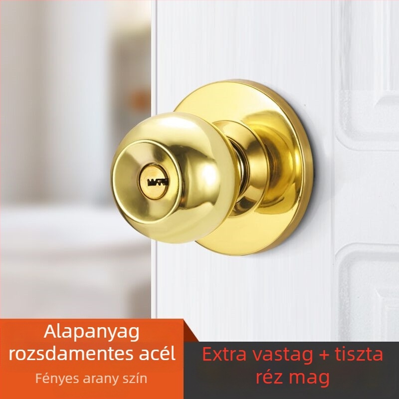 Ajtózár golyózár mechanizmussal, rozsdamentes acélból, modell Ybj