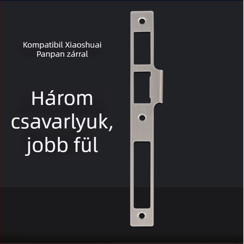Zártest kerethez, lopás elleni ajtóhoz, rozsdamentes acél, modell Little Handsome, stílus könnyű luxus