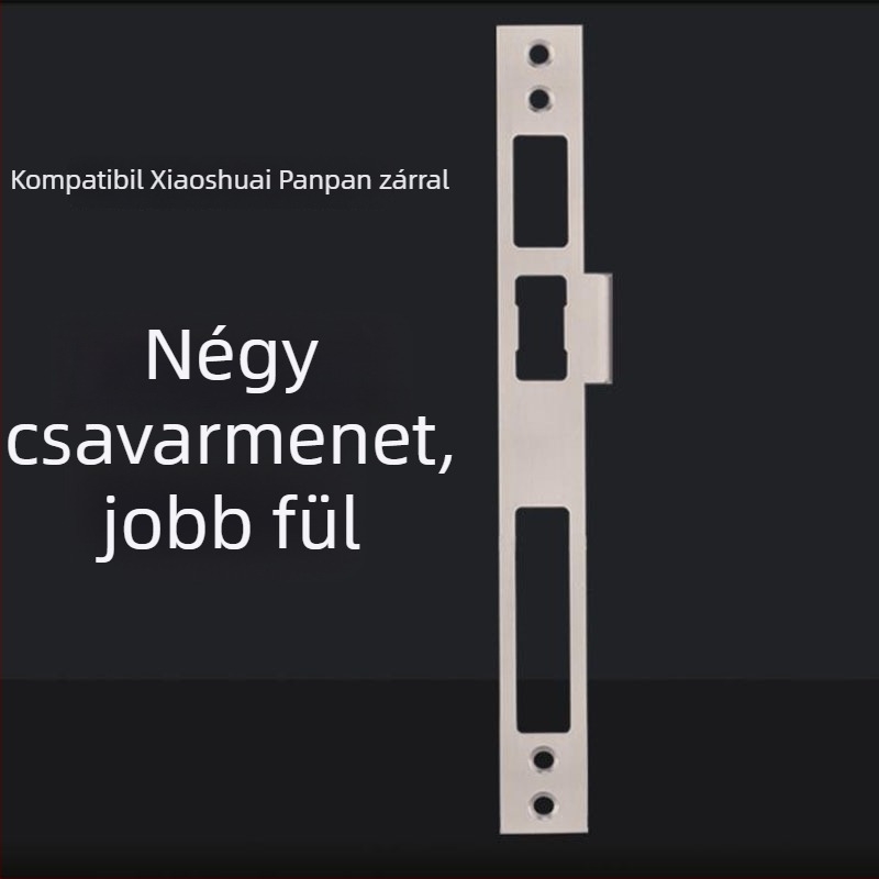 Zártest kerethez, lopás elleni ajtóhoz, rozsdamentes acél, modell Little Handsome, stílus könnyű luxus