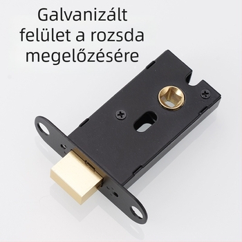 Ajtózár test – hárompólusú, cink ötvözet, modern minimál stílus