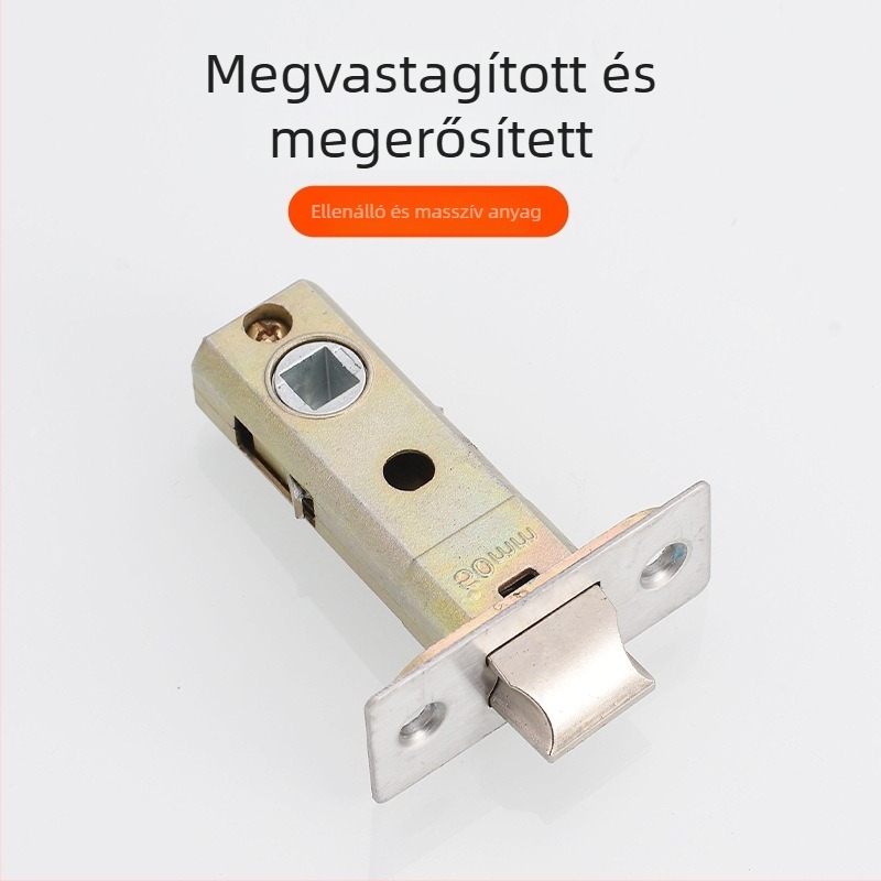 Ajtózár test – hárompólusú, cink ötvözet, modern minimál stílus