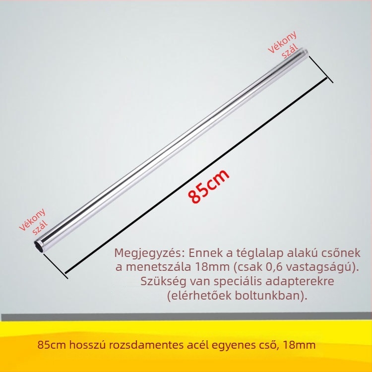 Qt132 Egyenescső zuhanytartó, réz/rozsdamentes acél kivitel, rejtett menetes szerelés, 0–95°C működési hőmérséklet, 1 MPa névleges nyomás