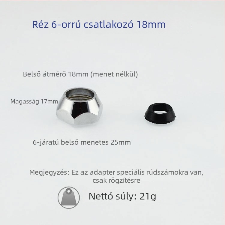 Qt132 Egyenescső zuhanytartó, réz/rozsdamentes acél kivitel, rejtett menetes szerelés, 0–95°C működési hőmérséklet, 1 MPa névleges nyomás