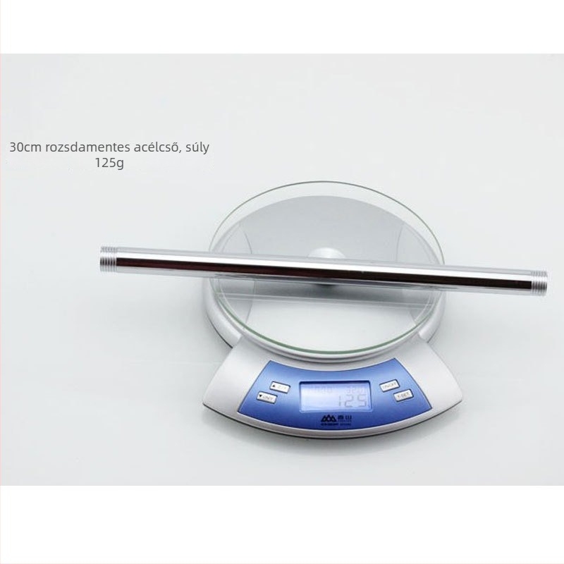 Qt132 Egyenescső zuhanytartó, réz/rozsdamentes acél kivitel, rejtett menetes szerelés, 0–95°C működési hőmérséklet, 1 MPa névleges nyomás