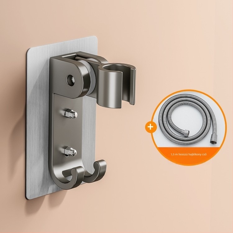 Fali zuhanytartó, űr-alumínium, forgatható, modell 1515