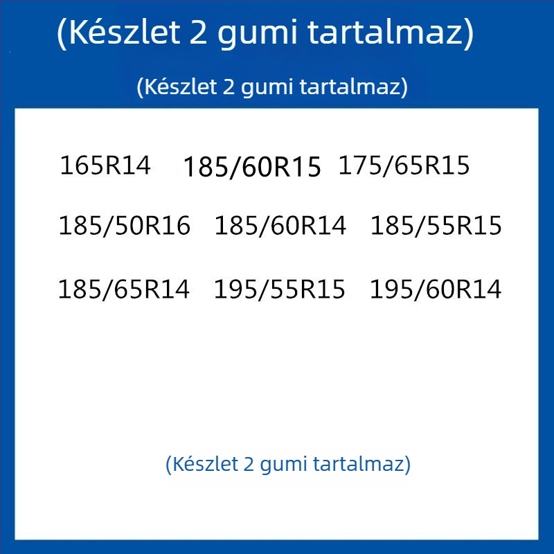 Gumi csúszásgátló kerékcsík autókhoz, SUV-khez és kisbuszokhoz — univerzális, körülbelül 4 kg, telepítés támogatott, illeszkedik 205/55R16, 235/55R18, 225/65R17 méretekhez