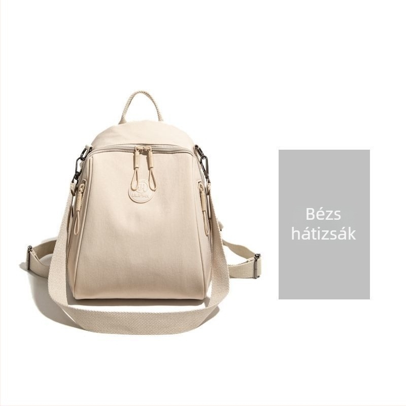 Női hátizsák etnikus stílussal, poliészter anyag, textil bélés, Silk Scroll márka, mindennapi használatra.
