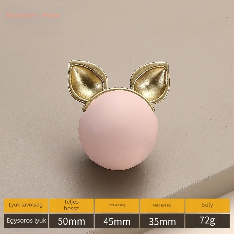 Model 2991 — Modern, minimalist cartoon egylyukú kerámiás bútorfogantyú ruhásszekrényekhez és fiókokhoz