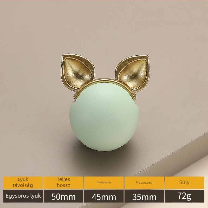 Model 2991 — Modern, minimalist cartoon egylyukú kerámiás bútorfogantyú ruhásszekrényekhez és fiókokhoz
