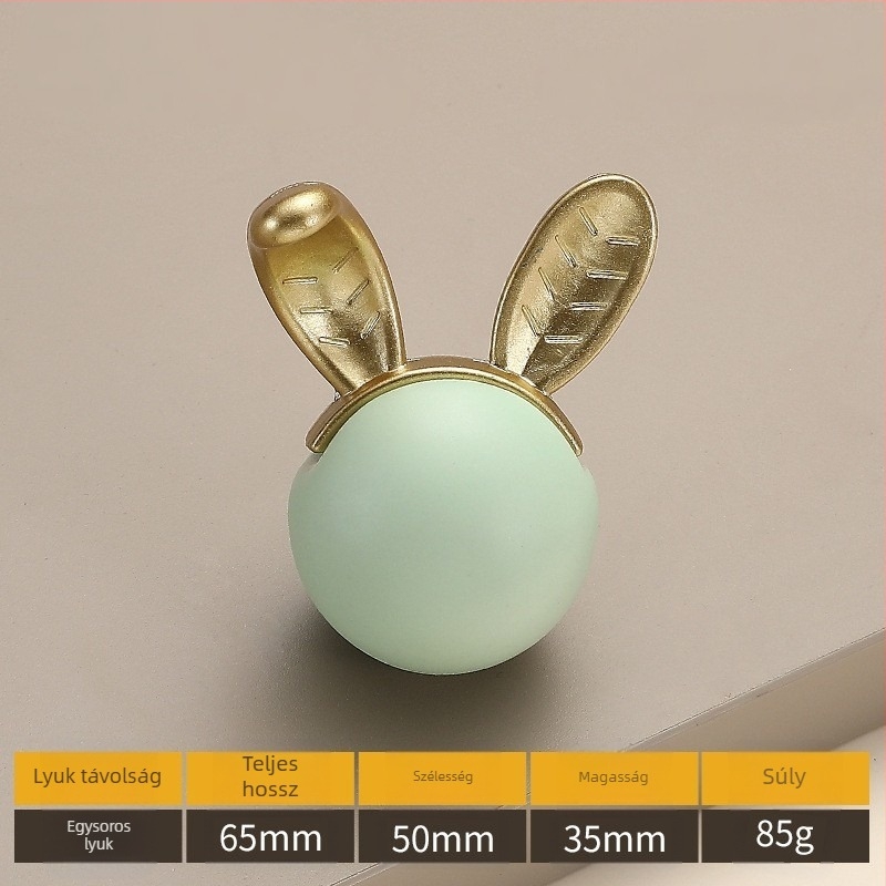 Model 2991 — Modern, minimalist cartoon egylyukú kerámiás bútorfogantyú ruhásszekrényekhez és fiókokhoz