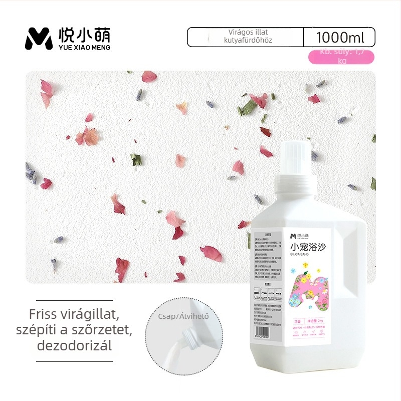 Yue Xiaomeng Két az egyben fürdőhomok kisállatok számára szagtalanító hatással