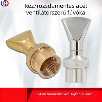 Réz és 304 rozsdamentes acélból készült többszű fúvóka, szökőkút és vízparti tájakhoz