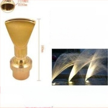 Réz és 304 rozsdamentes acélból készült többszű fúvóka, szökőkút és vízparti tájakhoz