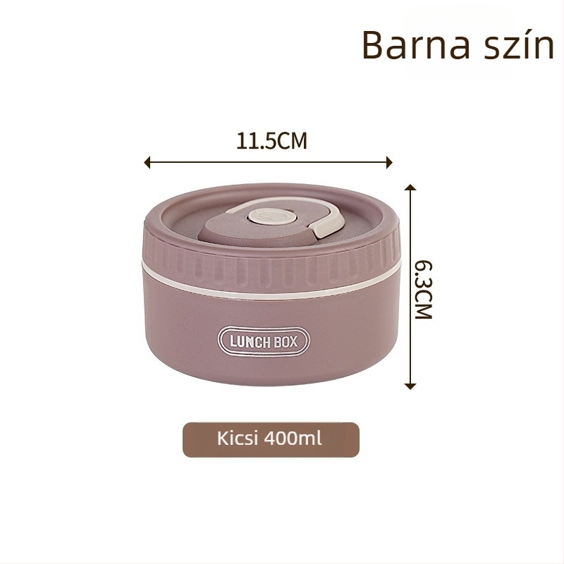 304 rozsdamentes acél ebédes doboz, termoszigetelt, szivárgásmentes, hordozható, többszintes kialakítás akár négy rétegig, mikrohullámú sütőbe tehető