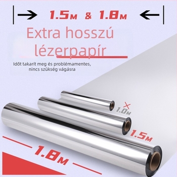 Stúdiófotó rekvizit: tükrös-reflexiós papír vízhullám-textúrával portréfotózáshoz, lézeres hangsúly