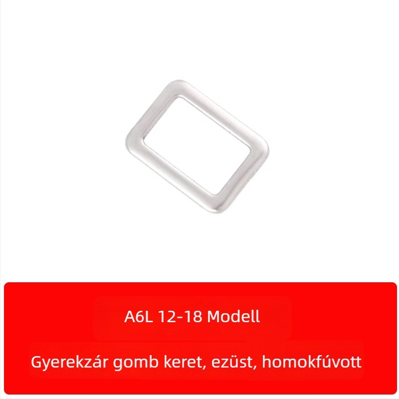 Zhan ke rozsdamentes acél – központi vezérlőpanel keret és belső ajtópanel díszítés Audi A6L/A7 (12-18) – karcolás- és kopásálló