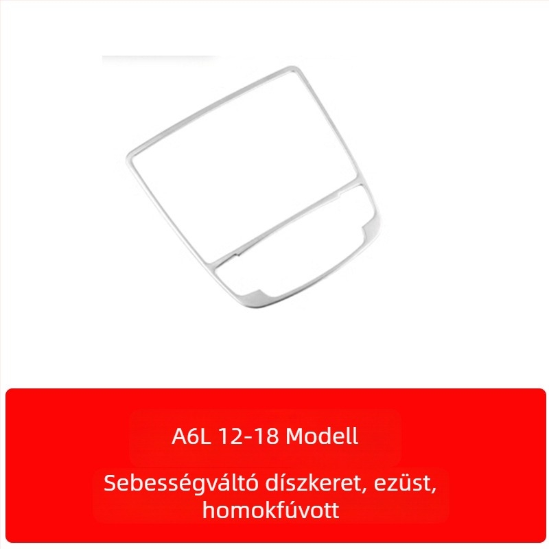 Zhan ke rozsdamentes acél – központi vezérlőpanel keret és belső ajtópanel díszítés Audi A6L/A7 (12-18) – karcolás- és kopásálló