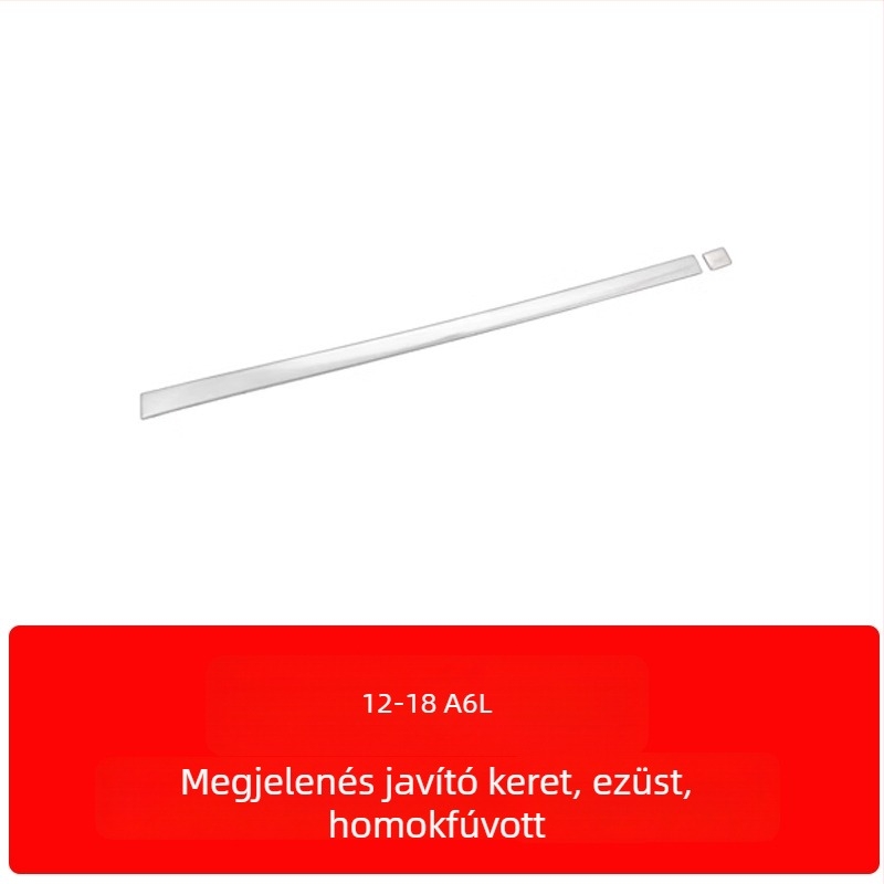 Zhan ke rozsdamentes acél – központi vezérlőpanel keret és belső ajtópanel díszítés Audi A6L/A7 (12-18) – karcolás- és kopásálló