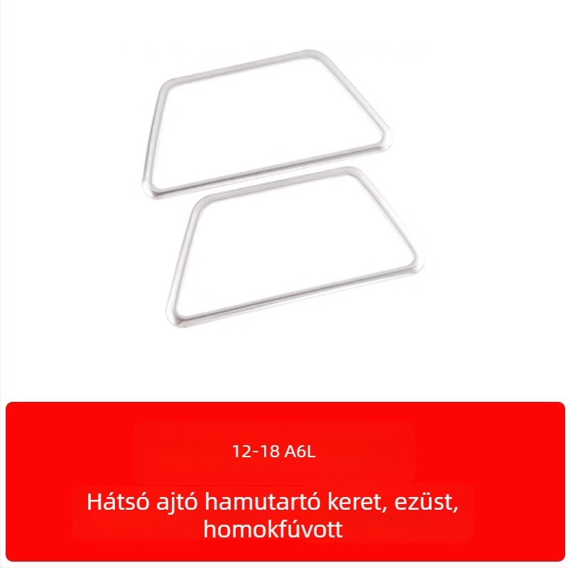 Zhan ke rozsdamentes acél – központi vezérlőpanel keret és belső ajtópanel díszítés Audi A6L/A7 (12-18) – karcolás- és kopásálló