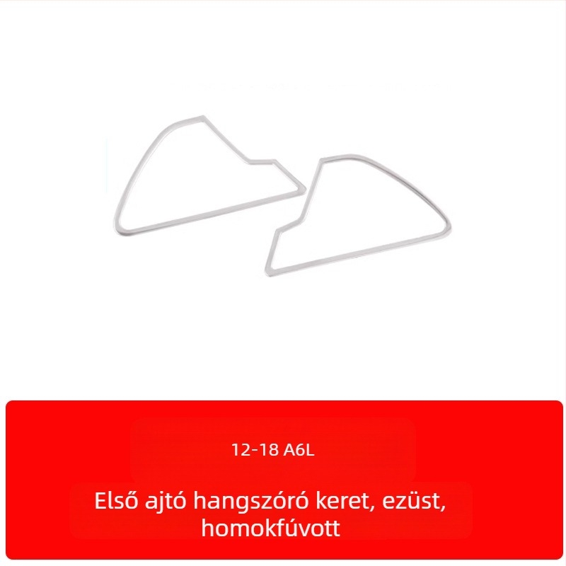 Zhan ke rozsdamentes acél – központi vezérlőpanel keret és belső ajtópanel díszítés Audi A6L/A7 (12-18) – karcolás- és kopásálló
