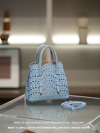 Valódi bőrből készült kosár-stílusú táska hullámhálós faragott virágmintával, városi minimalista crossbody, egyedülálló pánt, téglalap alakú forma, telefontartó zseb és zipzáras zseb, poliészter bélés