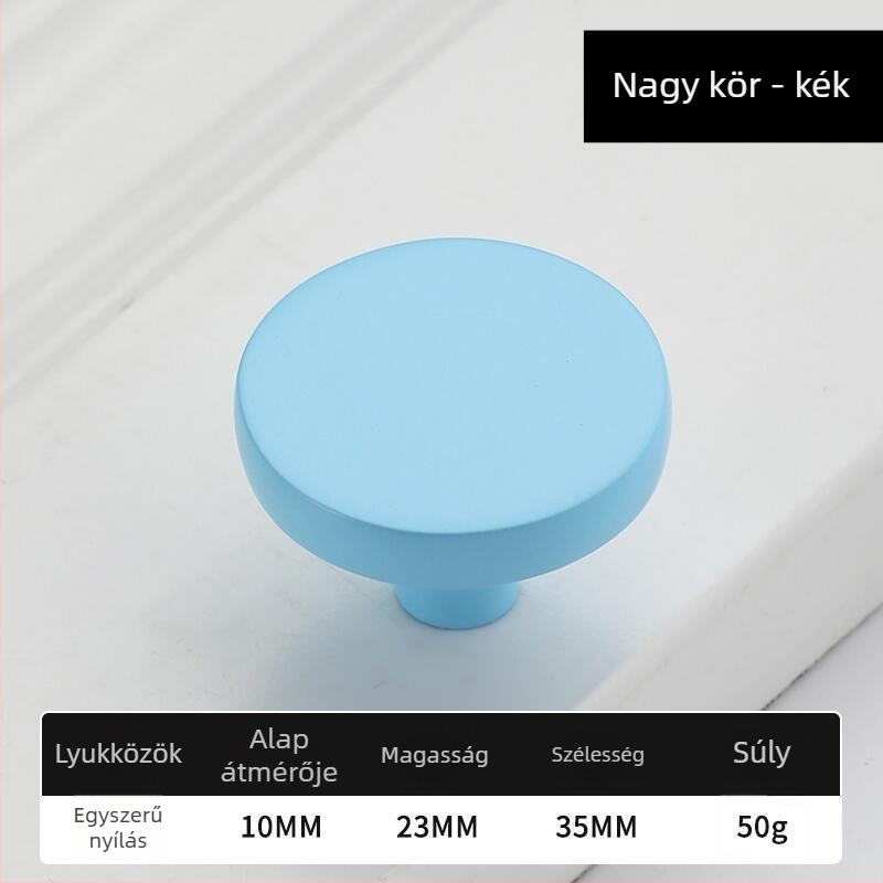 Gyerekeknek készült fogantyúk, cinkötvözetből, modell 876, modern minimalist stílus, felületi elektroplatolás, ajtókhoz, szekrényekhez