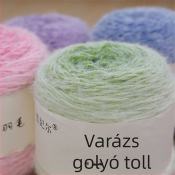 Magic Ball tollas fonal — gradient DIY kézi kötéshez, 7s Worsted, egyetlen szál, Group-Line