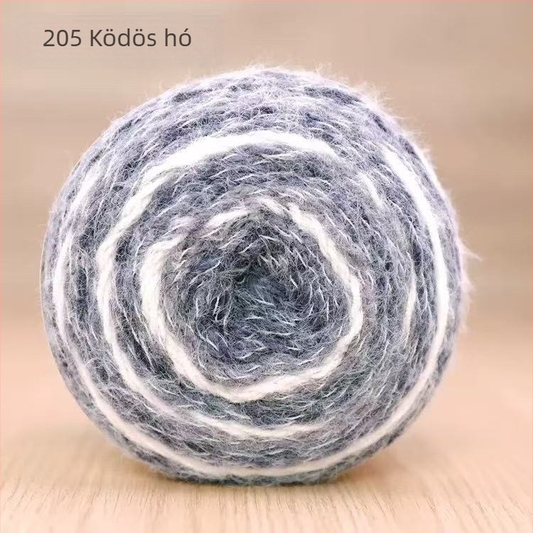 Magic Ball tollas fonal — gradient DIY kézi kötéshez, 7s Worsted, egyetlen szál, Group-Line