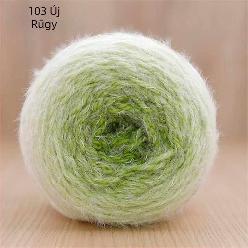 Magic Ball tollas fonal — gradient DIY kézi kötéshez, 7s Worsted, egyetlen szál, Group-Line