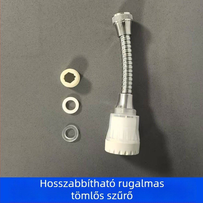 Csaptelep hosszabbító fej, cseppmentes védelemmel és forgó szűrővel - Modell J06, Anyag PS5250, UV-kezelés, Menetes szerelés, Működési hőmérséklet 60°C