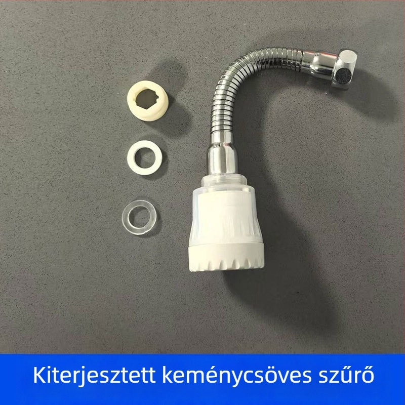 Csaptelep hosszabbító fej, cseppmentes védelemmel és forgó szűrővel - Modell J06, Anyag PS5250, UV-kezelés, Menetes szerelés, Működési hőmérséklet 60°C