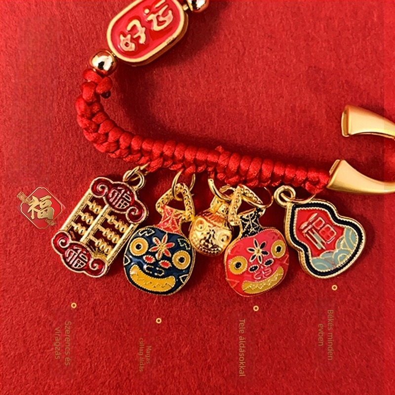 Baba és gyerekeknek szóló bross-kitűző - biztonsági kiegészítő, uniszex, sárkányév, kevert anyagok, 2023 tél