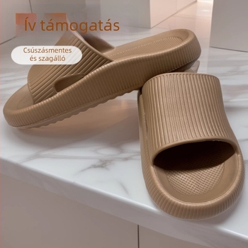 Boltozat-támogató papucs, egypántos, EVA talppal, csúszásmentes