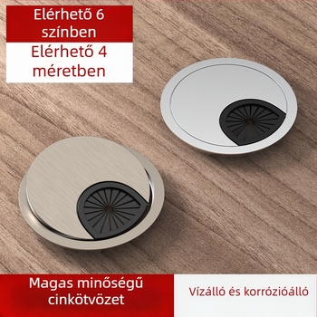 Asztali kábelnyílás fedél – cinkötvözet, modell 006, Tai Yanchen márka, asztalhoz és számítógépes asztalhoz, új kínai stílus