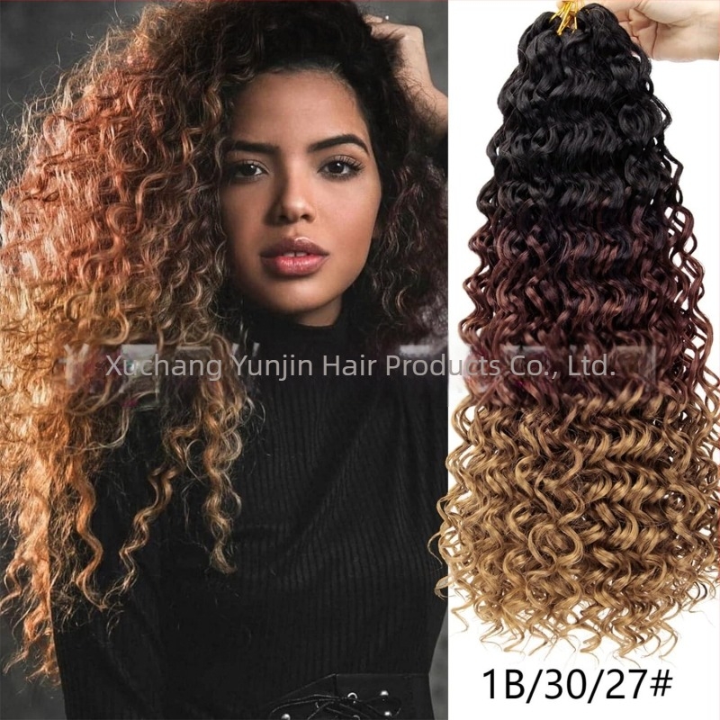 Yunjin YJ-GOGO crochet paróka - GoGo Curl, egzotikus stílus, belföldi selyem rost, mechanikus folyamat, formaváltoztatás