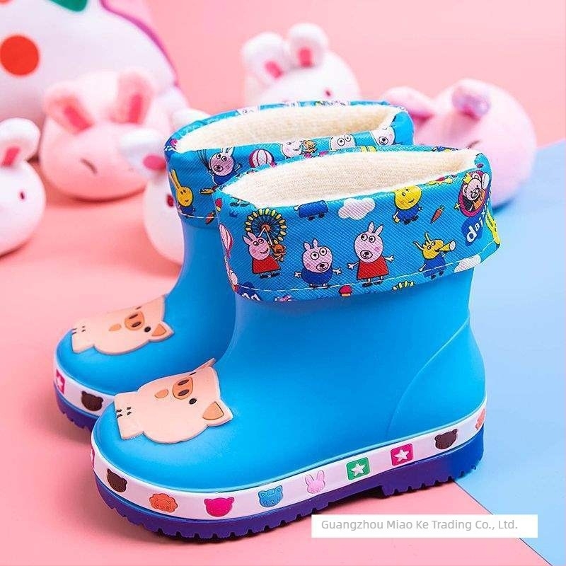 PVC esőcsizmák alacsony szárú, őszi-téli, 1–3 éveseknek