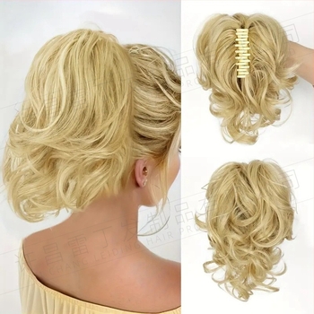Pt 197 Ponytail paróka klippel — magas hőmérséklet-álló rostok, mechanizmus, nőknek