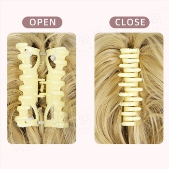 Pt 197 Ponytail paróka klippel — magas hőmérséklet-álló rostok, mechanizmus, nőknek