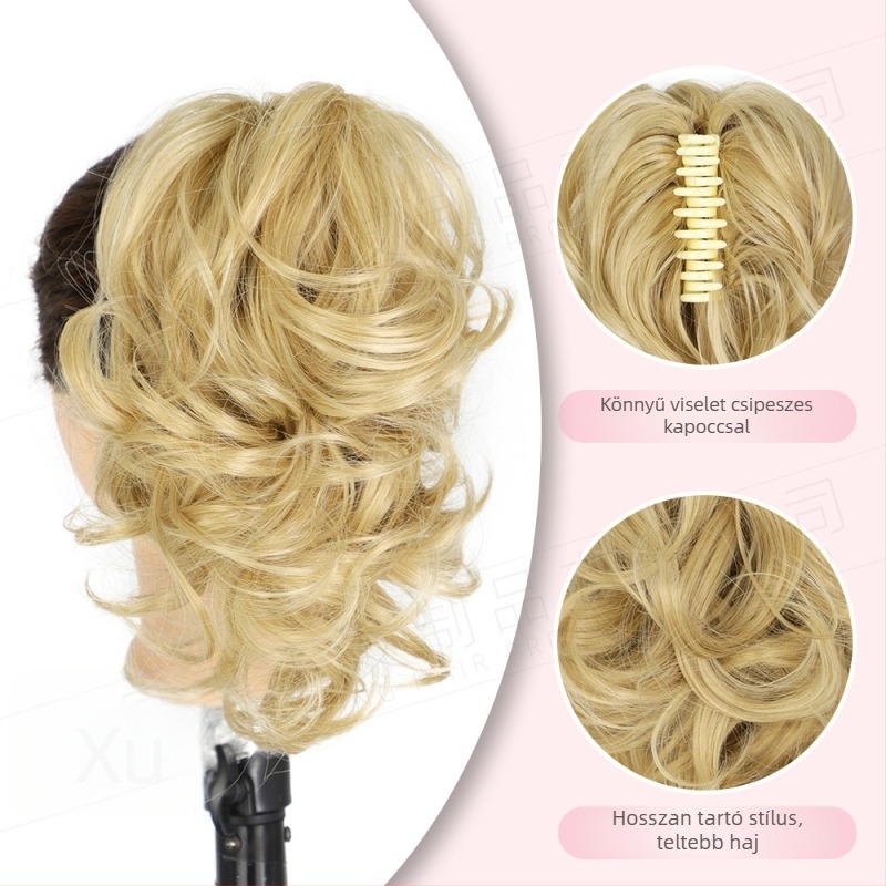 Pt 197 Ponytail paróka klippel — magas hőmérséklet-álló rostok, mechanizmus, nőknek