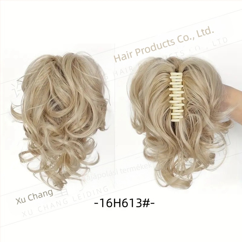 Pt 197 Ponytail paróka klippel — magas hőmérséklet-álló rostok, mechanizmus, nőknek