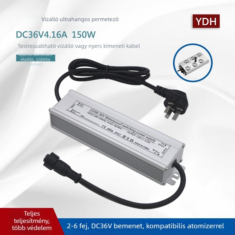 Ultrahangos párásító tápegység – 100W–800W, DC36V/45V/48V, IP67 vízálló, Kapcsoló tápegység, CE ROHS